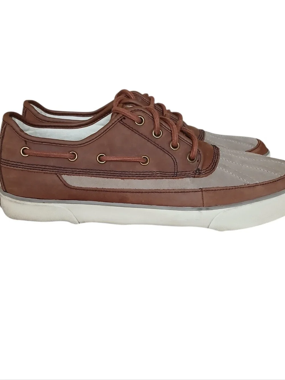 POLO RALPH LAUREN Parkstone Low Suede Leather Boat Shoes Men's 12D Pony Preppy